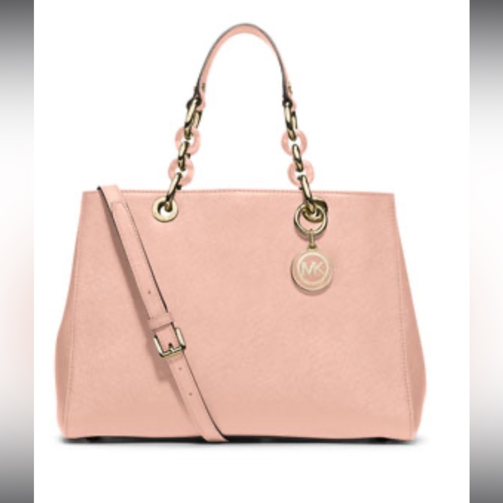 Michael Kors Cynthia Medium Saffiano Leather Satchel